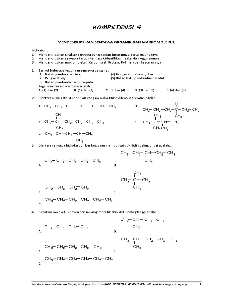 Jumlah Isomer Dari Dinitrobenzena Studi Indonesia