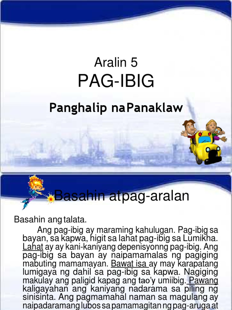 Panghalip Panaklaw | PDF