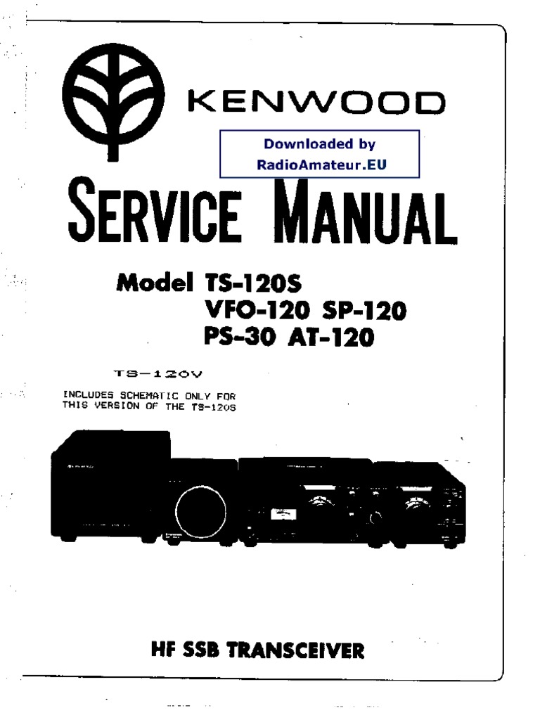 Manual de Service Kenwood TS120S | PDF