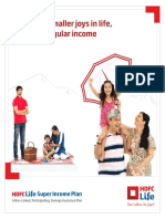 PP12201710734 HDFC Life Super Income Plan Retail Brochure