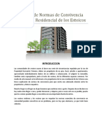 Manual de Normas de Convivencia para Zona Residencial