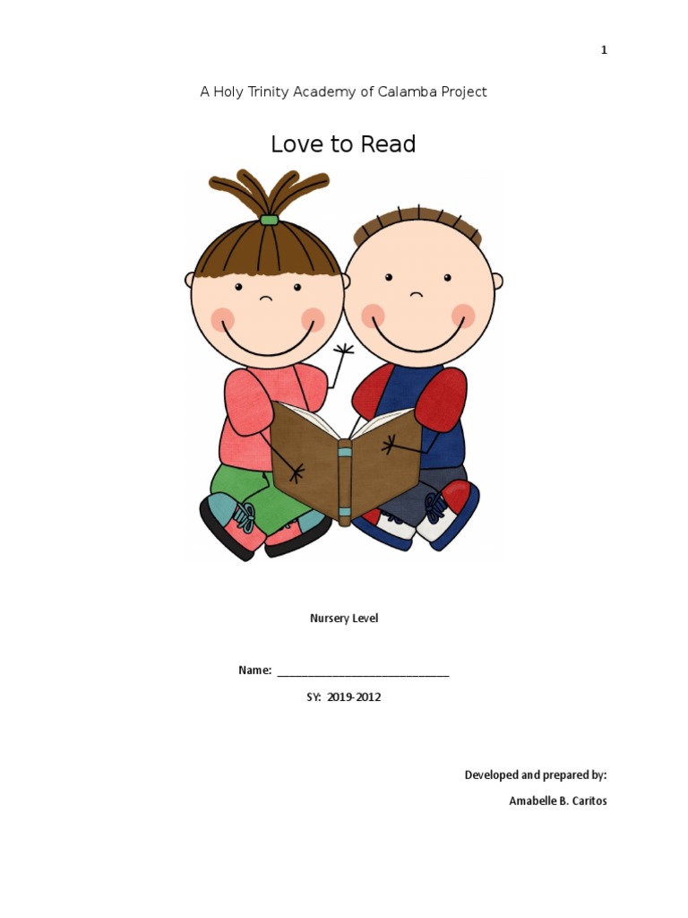 Love to Read: Preschool Literacy Guide | PDF | Preschool | Literacy