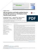 Self-Care Practices and Health-Seeking Behavior Among Older Persons in A Developing Country: Theories-Based Research