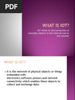 Iot Refers To The Connection of Everyday Objects To The Internet and To One Another