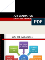 Job Evaluation: Consultancy Program