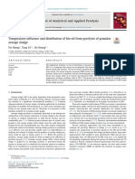Journal of Analytical and Applied Pyrolysis: Fei Huang, Yang Yu, He Huang