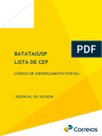 Guia de CEPs - SP Batatais