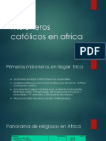 Misioneros Católicos en Africa