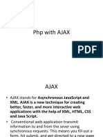 PHP With AJAX