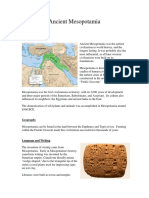 Ancient Mesopotamia PDF