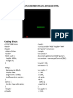 Membuat Aplikasi Sederhana Dengan HTML