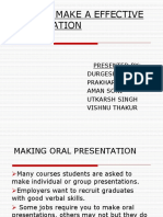 Presentation Skills - Durgesh Shukla Team
