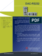 DAC-RS232: Rs232 Interface For Digital Axle Counter