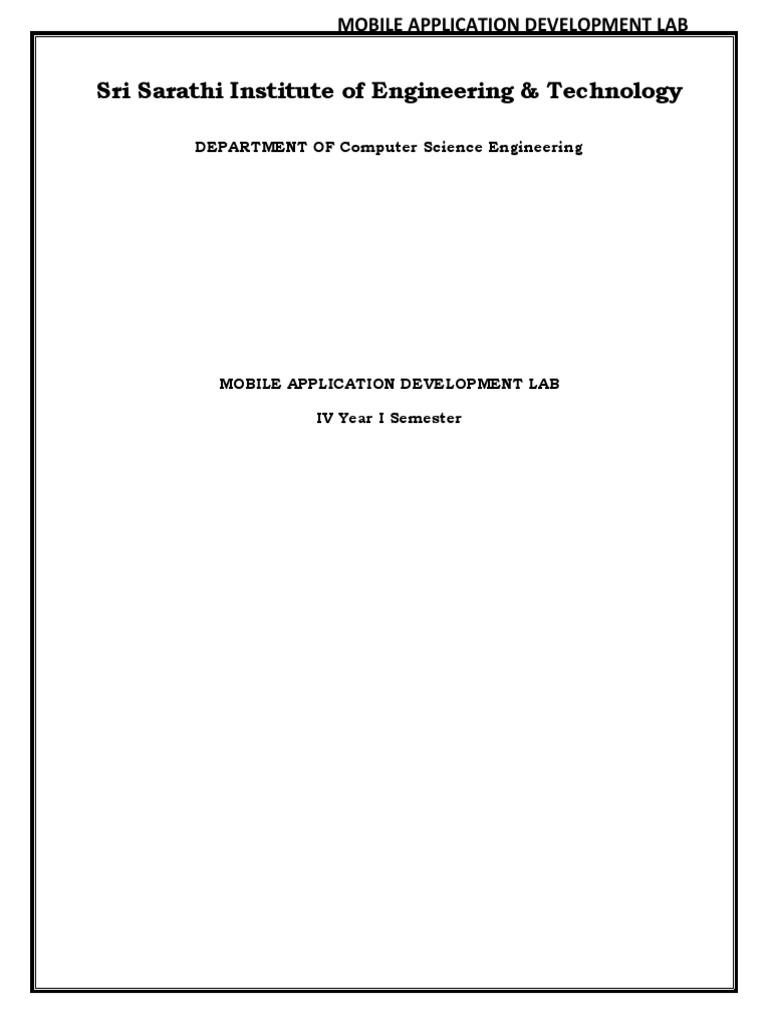 Mad Lab Manual PDF Eclipse (Software) Java Server Pages