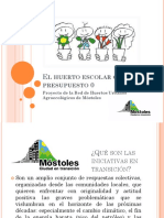 El Huerto Escolar Con Presupuesto 0