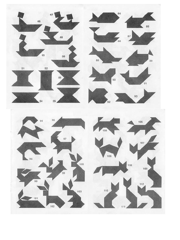 Tangram Resuelto | PDF