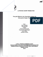 227 LIT - Penyakit Malaria Dan Kepadatan Vektor Di Kabupate - Ocr Cs PDF