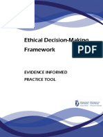 Ethical Decision-Making Framework: Evidence Informed Practice Tool