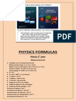 Physics Formulas