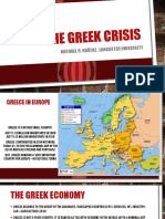 The Greek Crisis: Michael R. Krätke, Lancaste R University