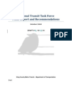 Regional Transit Task Force Final Report and Recommendations