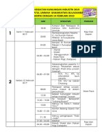 Jadwal Kunjungan Industri 2018