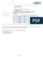 Full face flange PVC-U Inch BS data sheet