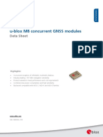 NEO-M8 DataSheet (UBX-13003366)