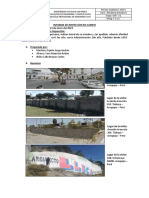 Informe de Inspección de Campo de Muros de Contención en Arequipa