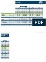 Weekly Budget Worksheet: © 2013 Spreadsheet123 LTD All Rights Reserved
