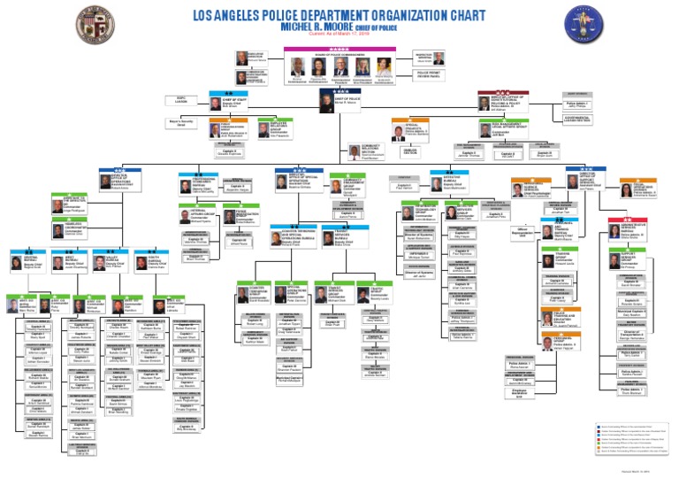 LAPD Structure Organization PDF Los Angeles Police Department Law