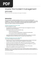 Master The Incident Management Process