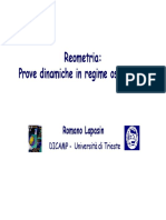 Reometria - Prove Dinamiche in Regime Oscillatorio
