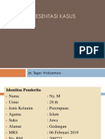 Presentasi Kasus: Dr. Tegar Widyantoro