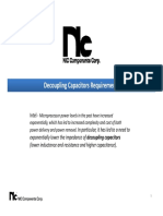 Decoupling Capacitors Requirements: Intel