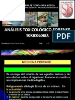 ANALISIS TOXICOLÓGICO FORENSE