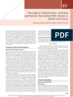 Neurogenic Hypertension Including Hypertension Associated With Stroke or Spinal Cord Injury