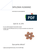 Vrus Papiloma Humano: Secretaria de Salud Municipal