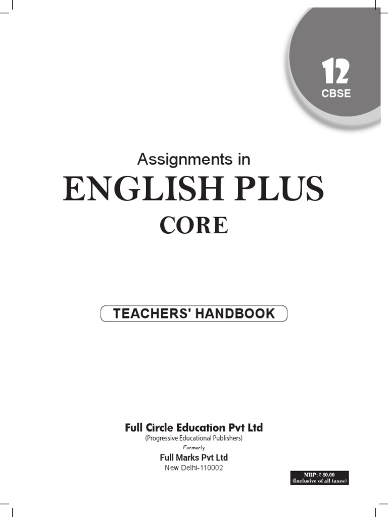 assignment in english plus core class 12 pdf