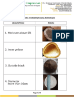 Quality Parameter For Edible Copra