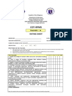 Cot-Rpms: Rating Sheet