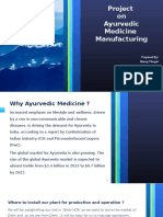 Project On Ayurvedic Medicine Manufacturing