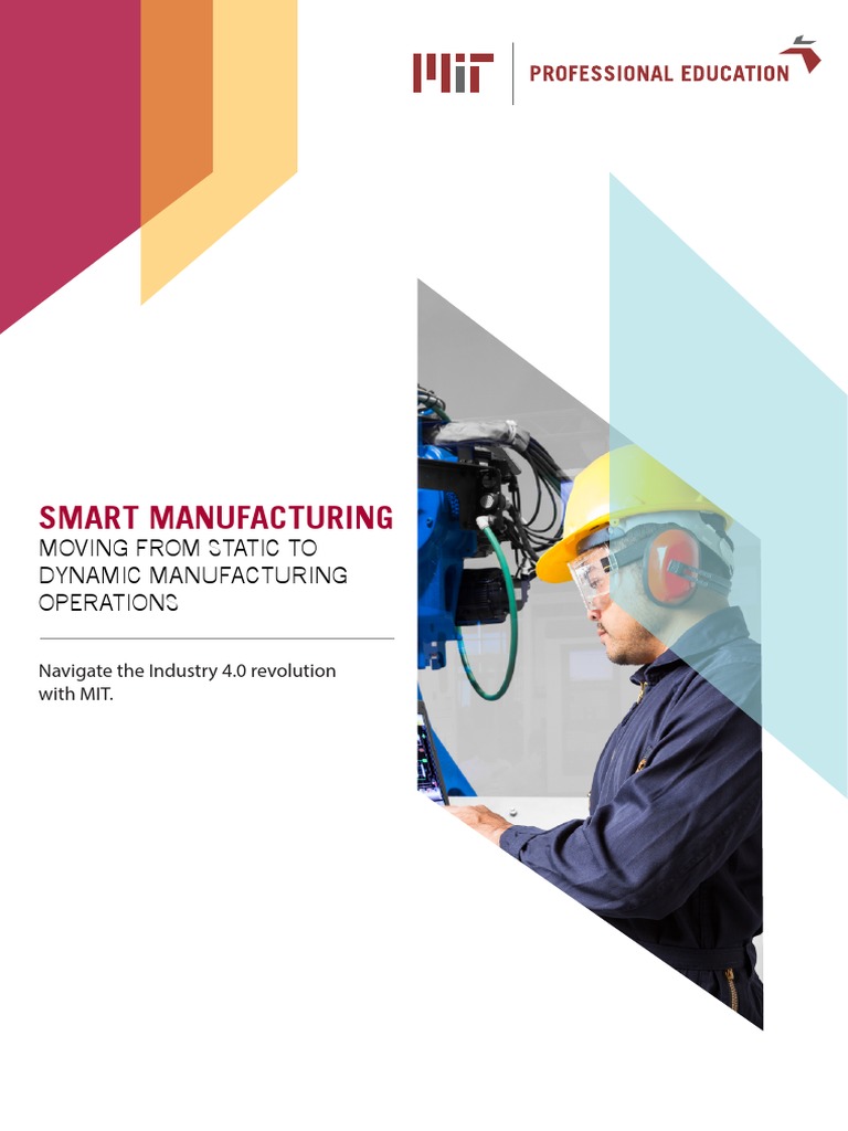 Brochure MIT PE SmartManufacturing | PDF | Computer Vision | Data Analysis