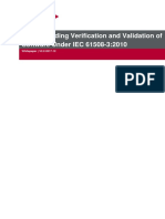 Understanding Verification Validation of Software Under IEC-61508 v2.0