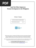 Land Use Policy Impacts On Human Development in The Philippines