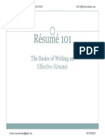 Effective Resume Making