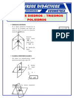 Ángulos Diedros y Triedros para Cuarto de Secundaria