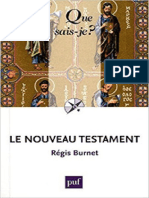 Regis Burnet, Le Nouveau Testament PDF
