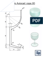 Ejercicio Autocad Copa 3D PDF