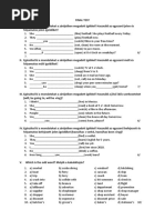 Final Test Matura